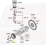 Mitsubishi OEM Crank Pulley for Evo 8/9 (MN149074)