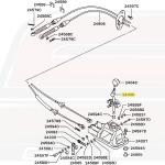 Mitsubishi OEM Gear Shift Lever for Evo 8/9 (MN168249)