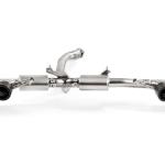 Akrapovic Titanium Catback Exhaust with Carbon Tips for R35 GTR (M-NI/T/1H-C)