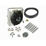 BD Diesel Xtrude Double Stacked Transmission Cooler Kit - Universial 0.50 inch Tubing
