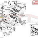 Mitsubishi OEM Push Clip for Evo 7/8/9/X (MR200300)