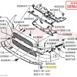 Mitsubishi OEM Push Clip for Evo 7/8/9/X (MR200300)