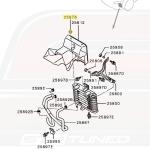 Mitsubishi OEM Push Clip for Evo 7/8/9/X (MR200300)