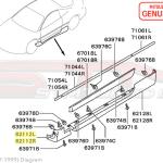 Mitsubishi OEM Front Side Skirt Panels for 97-99 2GB Eclipse *Discontinued*