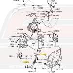 Mitsubishi OEM Turbo Oil Return Line Gasket (MR258477)