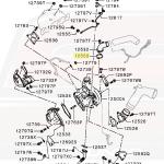 Mitsubishi OEM J-Pipe Turbo Outlet Gasket for Evo 4-X (MR281085)