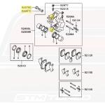 Mitsubishi OEM Brembo Caliper Rear Bolt & Washer for Evo 4-9