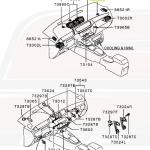 Mitsubishi OEM Interior Clip for Evo 4-X (MR402859)
