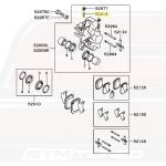 Mitsubishi OEM Brembo Caliper Bleeder for Evo 7/8/9 (MR407367)