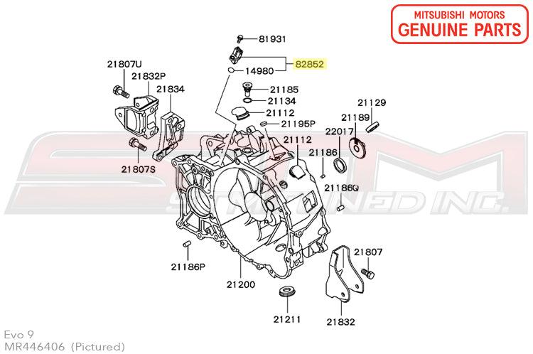 Mitsubishi 6-Speed Speedometer Sensor - Evo 8/9