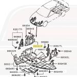 Mitsubishi OEM Engine Splash Shield RH for Evo 7/8/9 (MR447734)