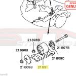 Mitsubishi Motor Mount - Evo 7/8/9 (5-Speed Transmission)