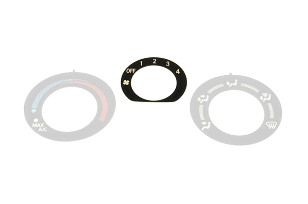 Mitsubishi OEM HVAC Heater Labels for Evo 7/8/9