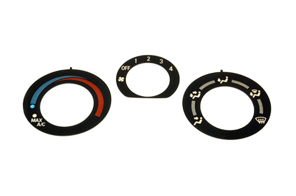 Mitsubishi OEM HVAC Heater Labels for Evo 7/8/9