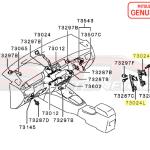 Mitsubishi Instrument Panel Brackets - Evo 7/8/9