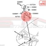 Mitsubishi Motor Mount - OEM Evo 8/9 (Rear Engine/Transmission)