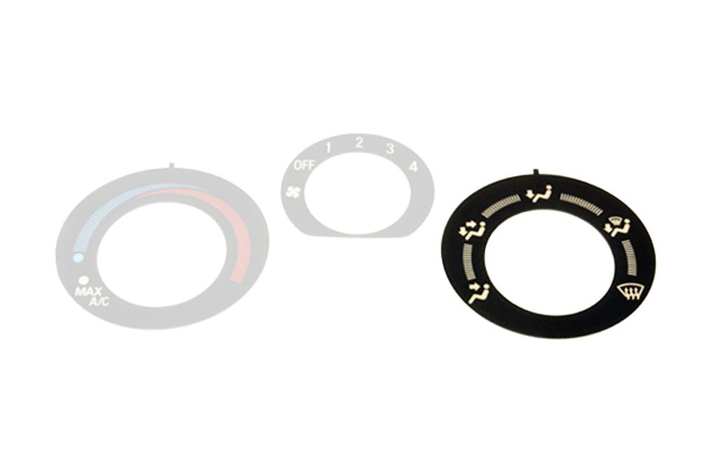Mitsubishi OEM HVAC Heater Labels for Evo 7/8/9