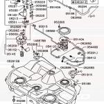 Mitsubishi OEM Fuel Pump Sending Unit for Evo 7/8/9 (MR571545)