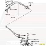 Mitsubishi OEM Gear Shift Lever for Evo 8/9 (MN168249)