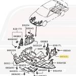 Mitsubishi OEM Engine Splash Shield LH for Evo 7/8/9