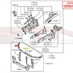 Mitsubishi Front End Upper Headlamp/Radiator Support - Evo 7/8/9