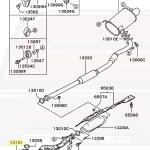 Mitsubishi OEM O2 to Downpipe Exhaust Spring for Evo 7/8/9 (MR597273)