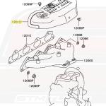 Mitsubishi OEM Exhaust Manifold Cover for Evo 8 (MR597281)