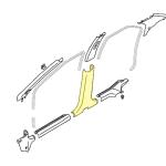 Mitsubishi OEM B-Pillar Trim Center Lower LH for Evo 7/8/9 (MR627160)