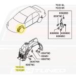 Mitsubishi OEM Front Fender Liners for Evo 7/8/9