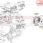 Mitsubishi Gas Door Lid Hook - Evo 7/8/9