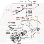 Mitsubishi OEM Clutch Release Shaft for Evo 8/9/X (MR980758)