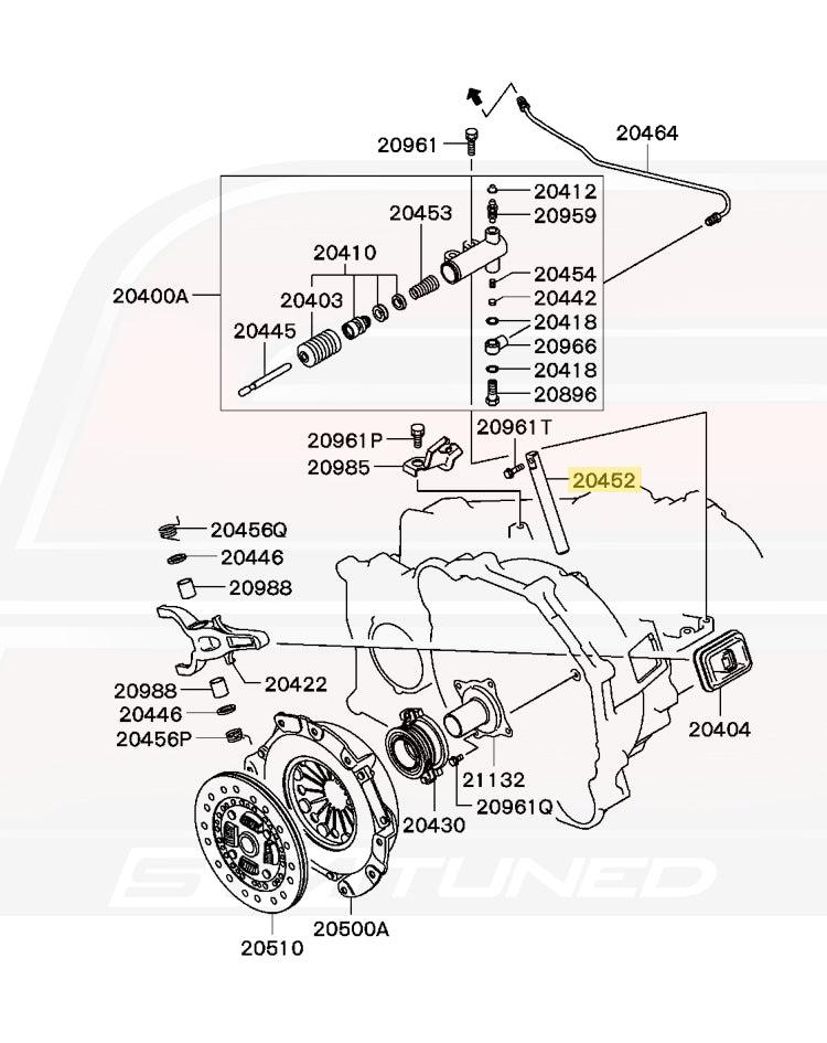 Mitsubishi OEM Clutch Release Shaft for Evo 8/9/X (MR980758)