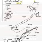 Mitsubishi OEM Exhaust Hanger (C Muffler) for Evo 7/8/9 (MR993672)