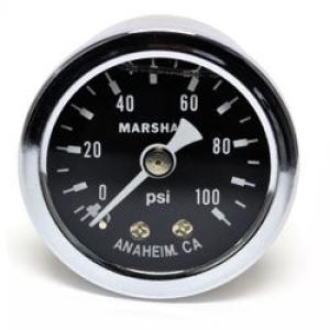 Marshall Instruments 0-100 Liquid-Filled Fuel Pressure Gauge