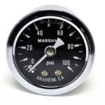 Marshall Instruments 0-100 Liquid-Filled Fuel Pressure Gauge