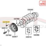 Mitsubishi OEM Crank Pulley Bolt for 1G/2G DSM (MS240211)