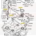 Mitsubishi OEM Fuel Tank Nut for Evo 7/8/9/X (MS440501)