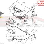 Mitsubishi OEM Hood Vent Nut / ABS Modulator for Evo 8/9 (MS440502)