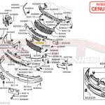 Mitsubishi Front Bumper Mesh Nut - Evo 8/9