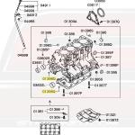 Mitsubishi OEM Front Case Bushing for 4G63 (MS471104)