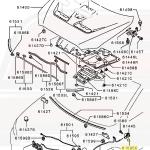 Mitsubishi OEM Hood Pop Handle Grommet for Evo X (MS480009)