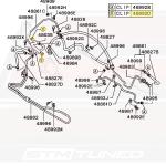 Mitsubishi OEM Clamp for Evo 8/9 AYC and Power Steering (MS660171)