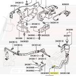 Mitsubishi OEM Clamp for Evo 8/9 AYC and Power Steering (MS660171)