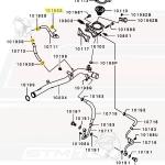 Mitsubishi OEM Throttle Body Water Line Hose Clamp for Evo 7/8/9 (MS660240)