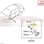 Mitsubishi OEM Amber Light Bulb for Evo 7/8/9/X (MS820077)