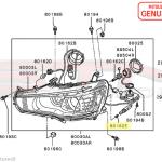 Mitsubishi OEM Amber Light Bulb for Evo 7/8/9/X (MS820077)