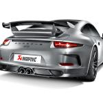 Akrapovic Slip-On Titanium Exhaust with Tips for Porsche 911 GT3/RS (MTP-PO997GT3H/1)