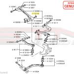 Mitsubishi Rear Lower Suspension Arm Bolt - Evo 8/9