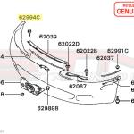 Mitsubishi Front Bumper Support Bolt - 2G DSM