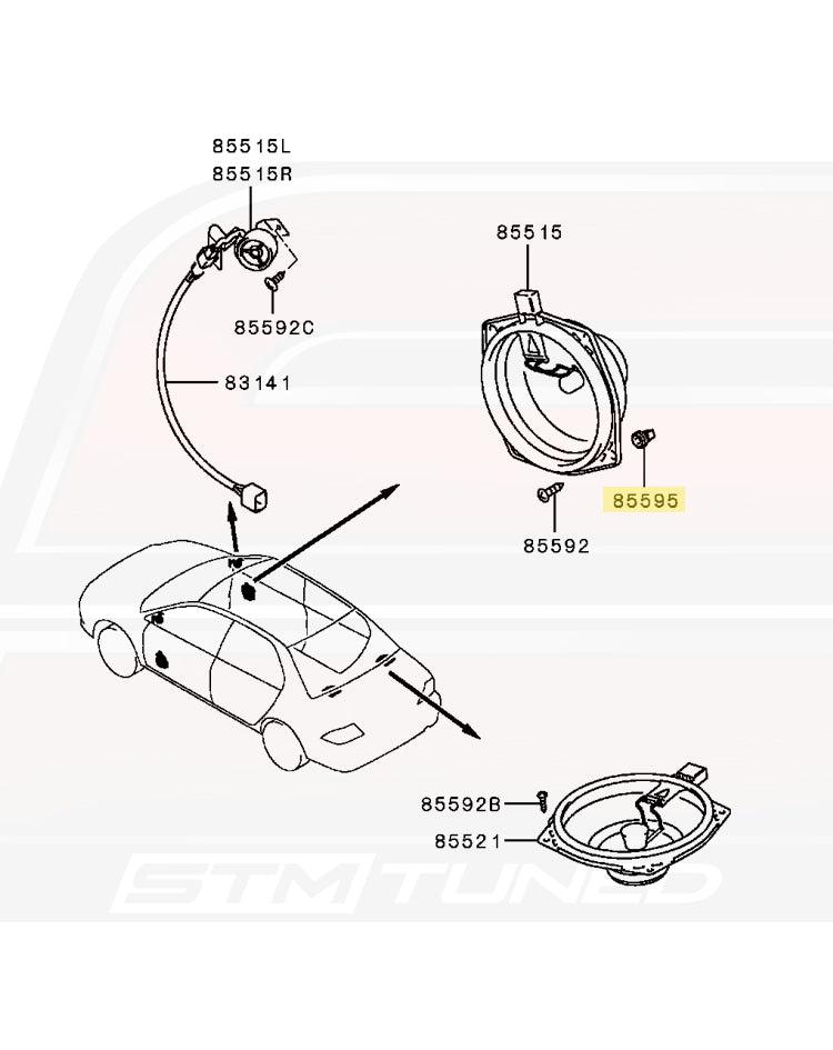 Mitsubishi OEM Speaker/Mirror Grommet (MU480032)